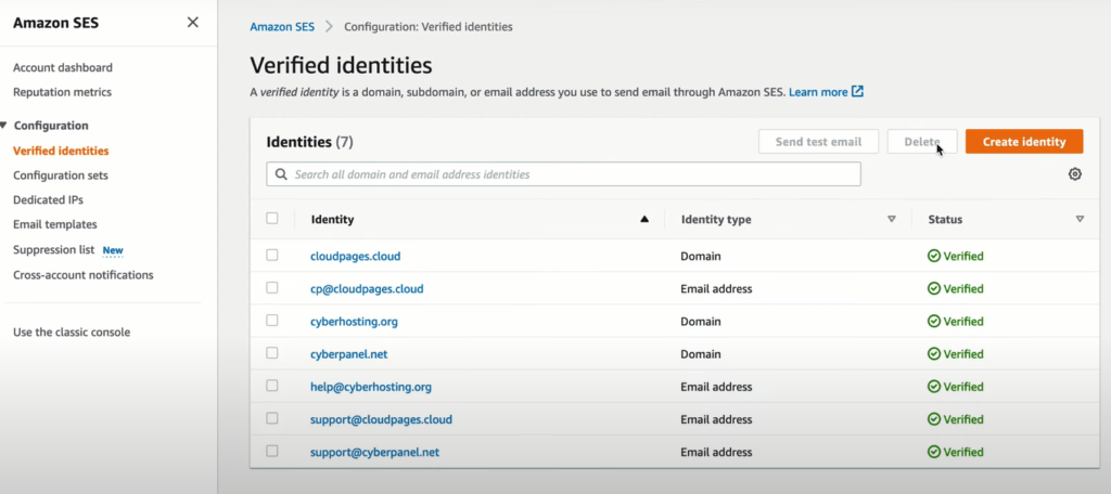 How to use SES to send Emails - CloudPages