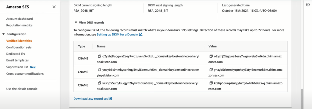 How to use SES to send Emails - CloudPages