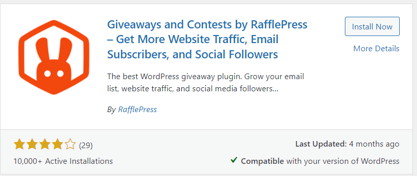 Simple Giveaways – Grow your business, email lists and traffic with  contests – WordPress plugin