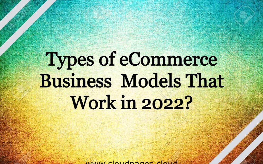 Types of eCommerce Business Models That Work in 2022?