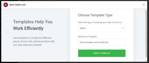 choose template type