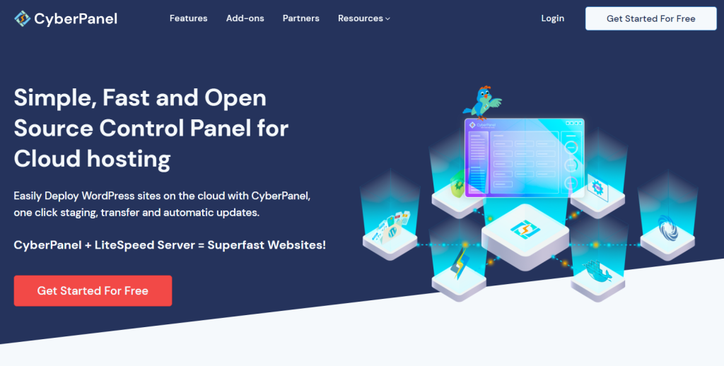 CyberPanel one of the best ServerPilot Alternatives